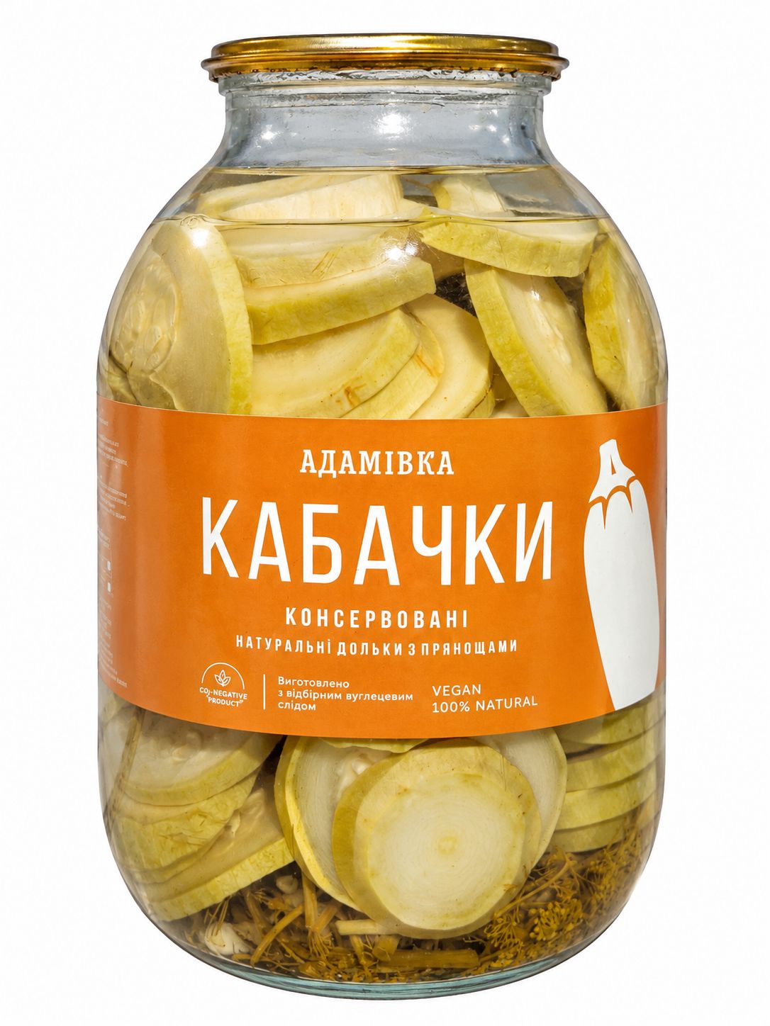 Кабачки консервовані "Адамівка" 3 000 г